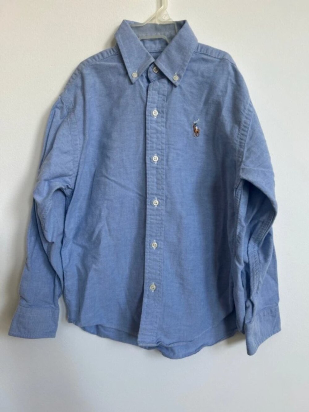 Ralph Lauren Blue Dress Shirt Sz 7
